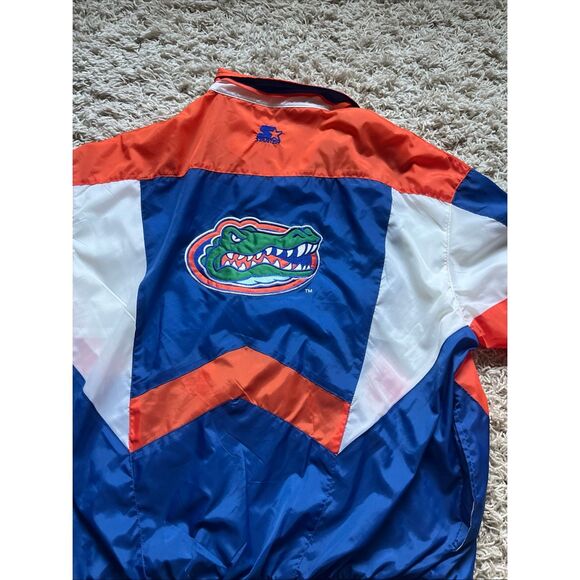 Vintage 90s Florida Gators Men’s XXL Starter Windbreaker Track Jacket Zip Up - Picture 5 of 14